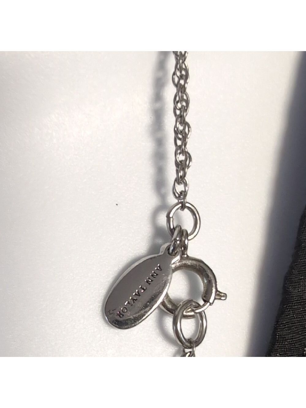 Ann Taylor Crystal Drop Necklace - Picture 8 of 9